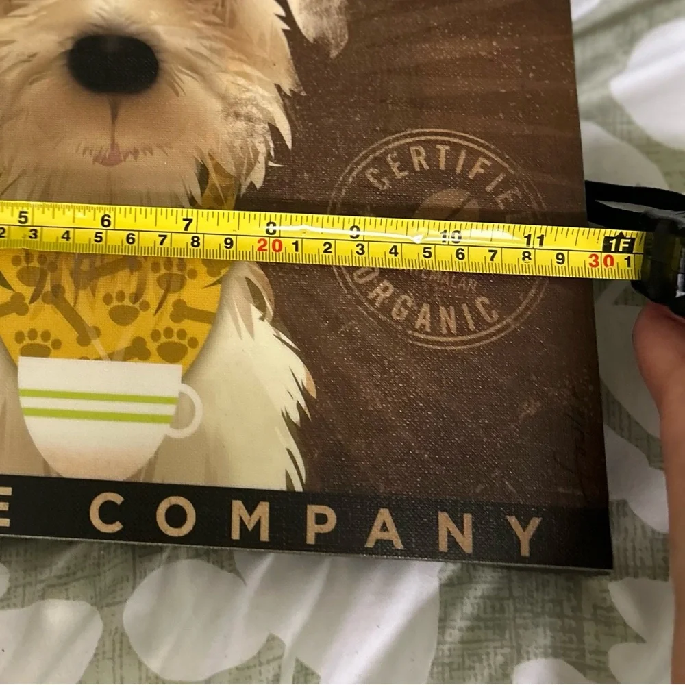 Cute Wheaten Dog Puppy Canvas Wall Hanging Home Decor Art Dog Lovers Pet - Picture 5 of 6